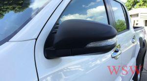 Накладки на зеркала черные матовые для Toyota Fortuner Suv 2015- 